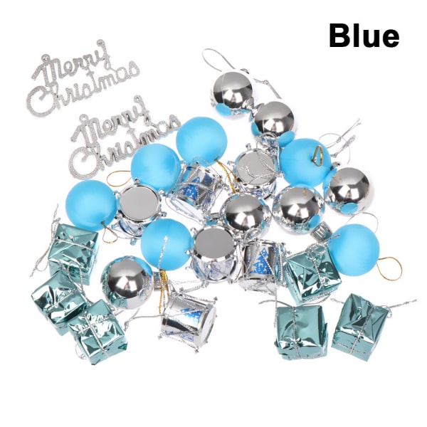 Christmas Decorations Baubles Hanging Ornament Blue