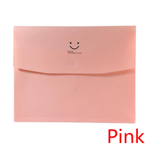 Document Bag File Folder Paper Organizer Pink