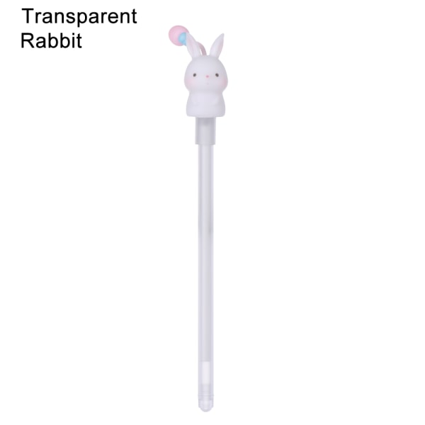 Gel Pens Cartoon Silicone Pen Neutral Pencil Transparent Rabbit