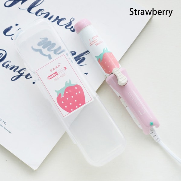 Hair Straightener Crimper Cute Candy Color Strawberry
