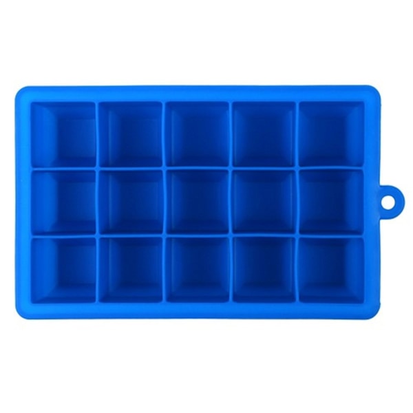 Ice Cube Tray Freeze Brick Mold Silicone Mould Blue