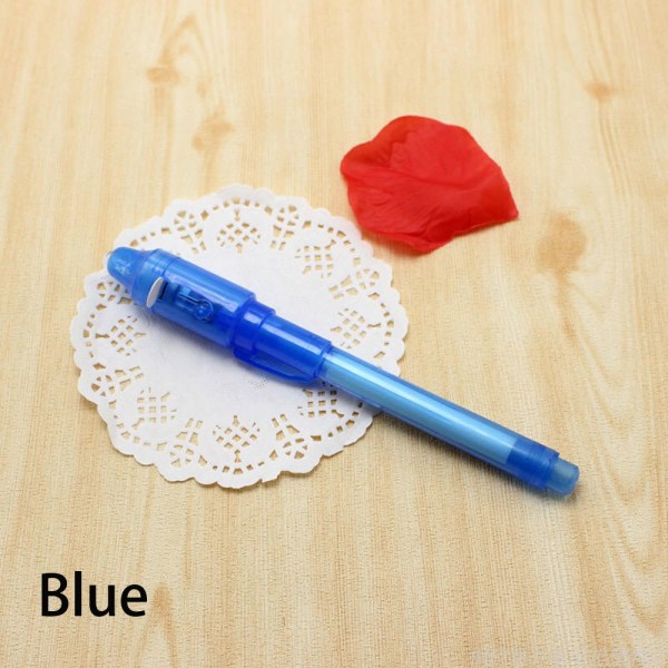 Invisible Ink Pen 2 In 1 Uv Light Blue