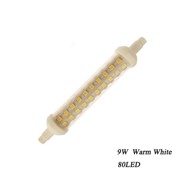 Led Corn Lamp Smd 2835 Bulb R7s Base Ceramic 9w Warm White