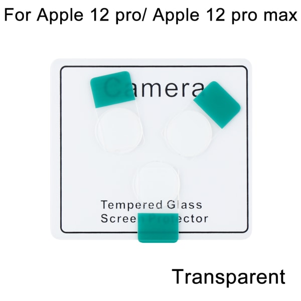 Lens Protector Metal Glass Film Transparent For Apple 12 Pro/