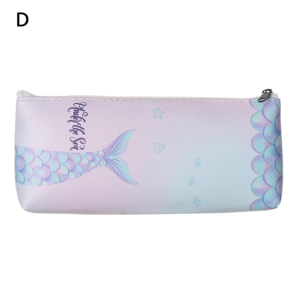Mermaid Tail Pencil Case Pen Bag Coin Purse D