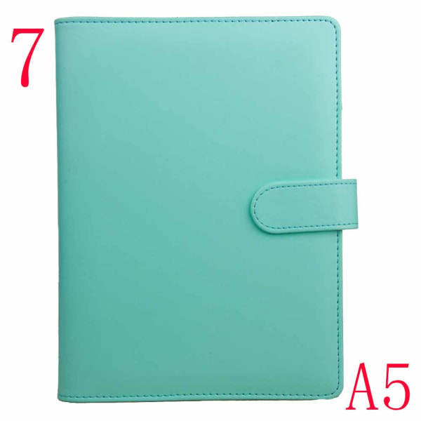 Notebook File Folder Notepad Cover Ring Binder 7 A5
