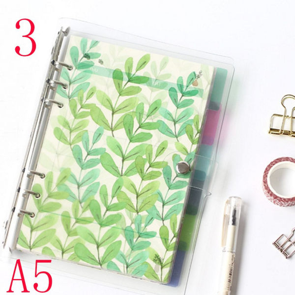 Notebook Paging Separator Ring Binder Notepad Inner Paper 3 A5