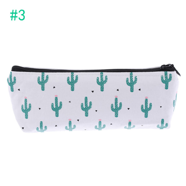 Pencil Case Green Cactus Cosmetic Bag 3