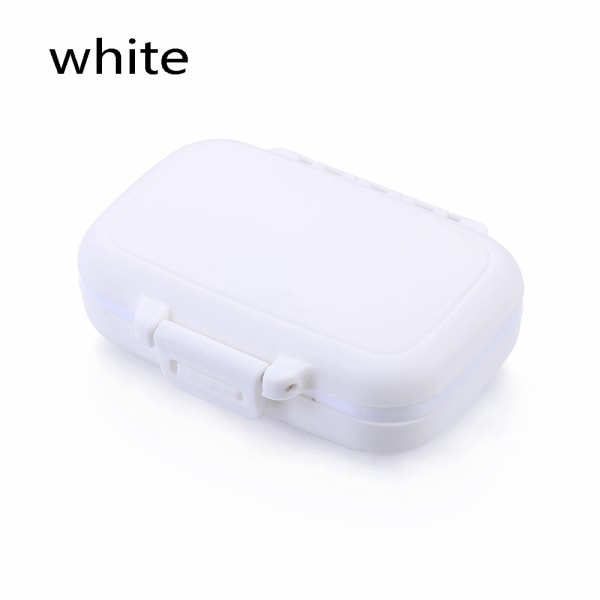 Pill Case Boxes Storage Box White