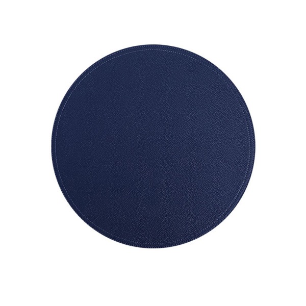 Placemat Pu Leather Table Mat Navy Blue