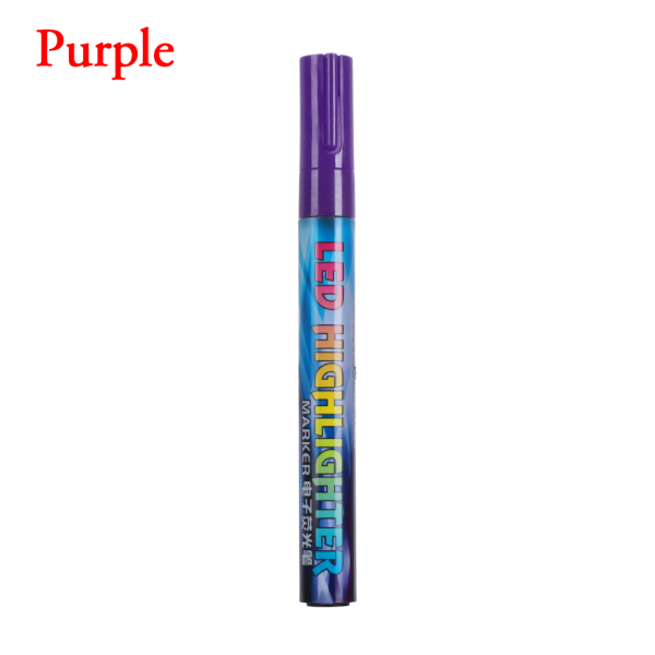 Queen Bee Marker Pen Led Bevel Tip Brush Purple