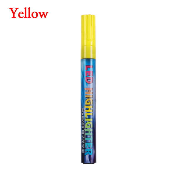 Queen Bee Marker Pen Led Bevel Tip Brush Yellow