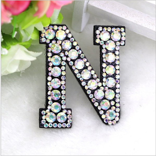 Kop Rhinestone Patch Iron On Patches Garment Applique N Fyndiq