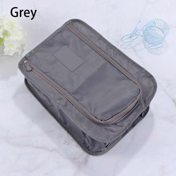 Shoes Storage Bag Organizer Pouch Travel Packing Grey