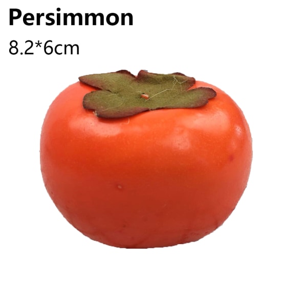 Simulation Fruits Lifelike Orange Artificial Apple Persimmon