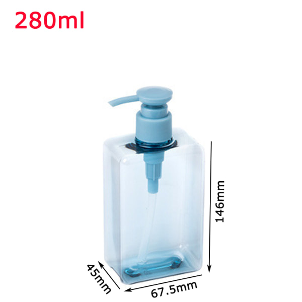 Soap Dispenser Shower Gel Bottles Travel Bottling 280ml