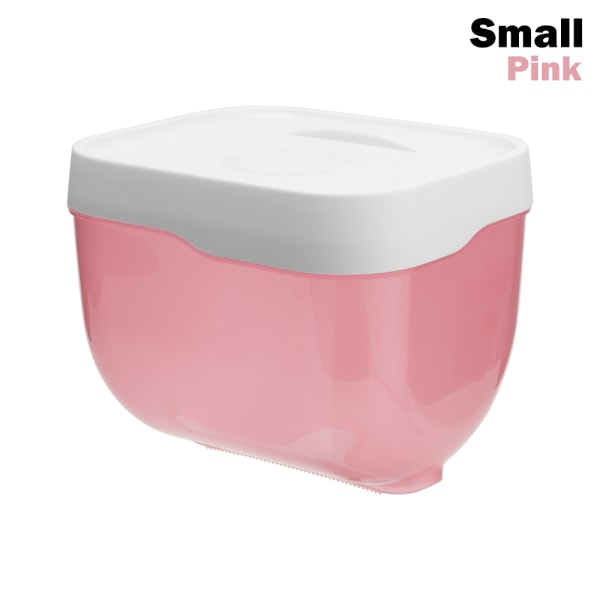 Tissue Box Shelf Toilet Paper Holder Storage Rack Pink Small