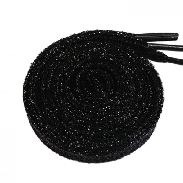 2 par flade glitter skinnende metalliske snørebånd, farverige paillet snørebånd 110 cm