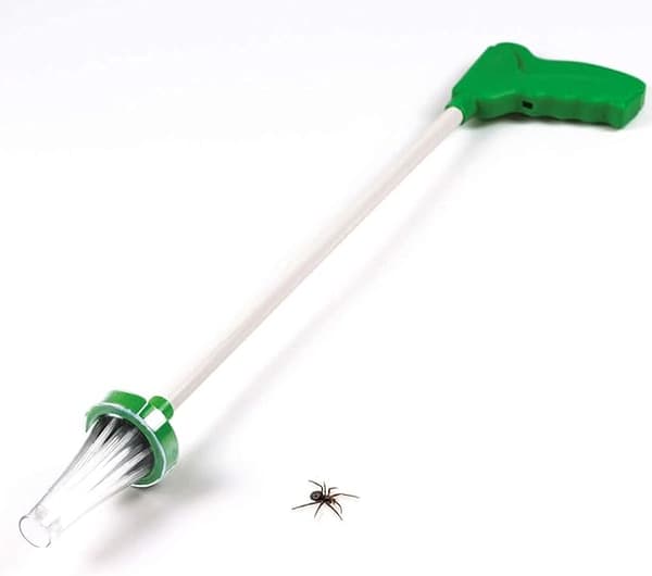 Edderkoppfanger, ekstra lang insektfanger med håndtak for trygg og human fjerning av edderkopper og insekter