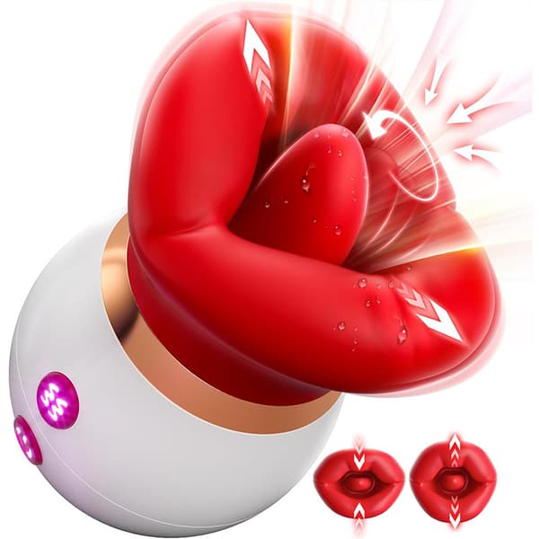 Sexlegetøj med sugevibrator, kompatibelt med kvinder og 3 sugetilstande