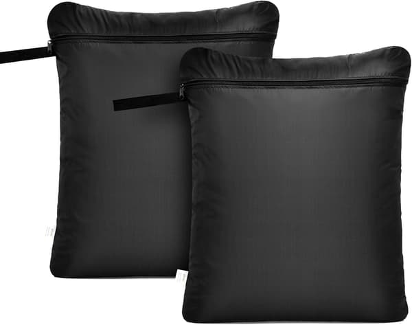 2 Pak Dirty Wet Bag Vandtæt Våd Tør Taske Våd til Fitness Svømning Badedragt Træning Yoga Strand Pool (50,8 x 61 cm)