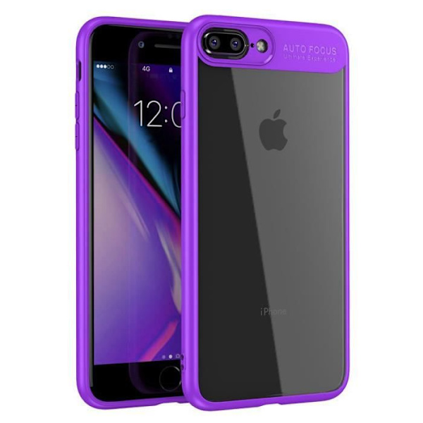 E.f.connection Coque Iphone 7 Plus - Lyxigt Skydd - Mjuk - Stötabsorberande - Ny Design Lila