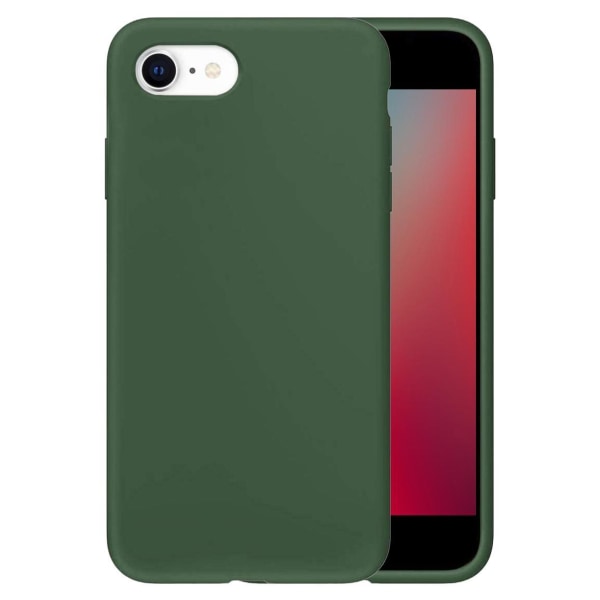 uSync Silikone Cover Til Iphone Se 2022/2020/8/7 - Army Green