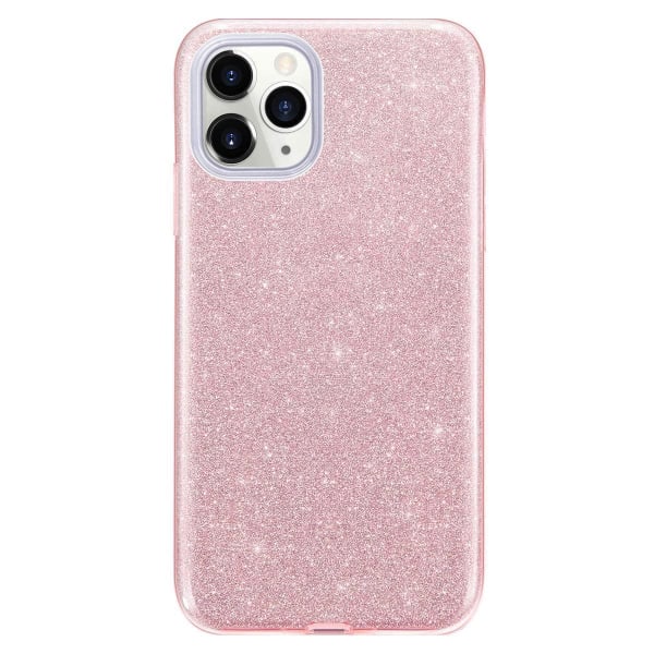 uSync Glitter Cover Til Iphone 13 Pro - Rose Gold Pink