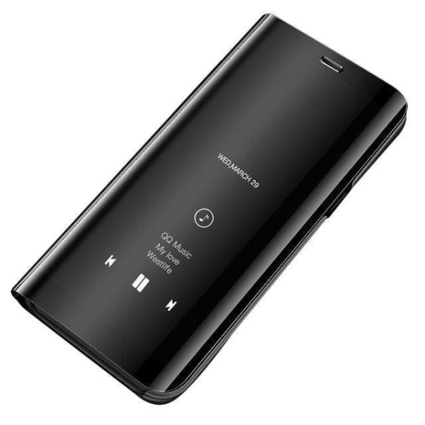 uSync Xiaomi Redmi Note 8t Smart View Cover - Sort Black