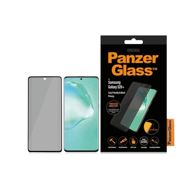 PanzerGlass Privacy Glass Samsung Galaxy S20+ Skærmbeskytter Med Privatlivsbeskyttelse Transparent