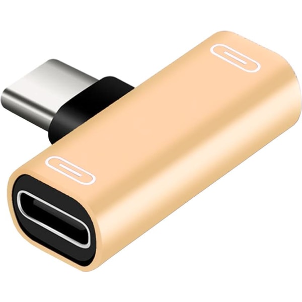 USB Type-C Y Splitter USB-C till USB-C X2 för Xiaomi/Huawei Guld 066e |  Guld | usb-c | Fyndiq
