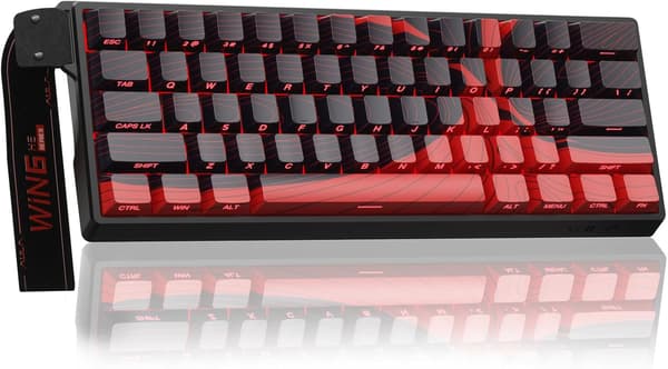 AULA WIN60 HE MAX 60% Mekanisk Gaming Tastatur, Kablet, Magnetiske Hall Effect Switches, Hot-Swap, Rapid Trigger, 8000Hz