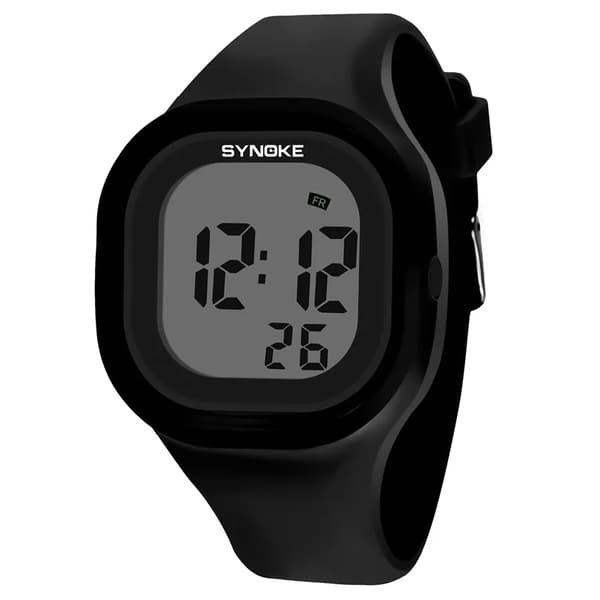 SYNOKE Digitalt armbåndsur til mænd, sports-LED-vækkeur, 50M vandtæt timer, elektronisk ur til kvinder, Relogio Masculino