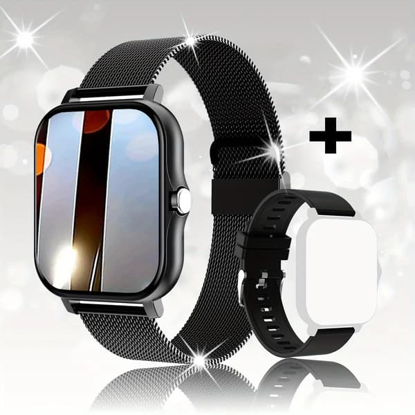 Smartwatch til mænd kvinder gave fuld berøringsskærm sports fitness ure Bluetooth opkald digitalt smartwatch armbåndsur