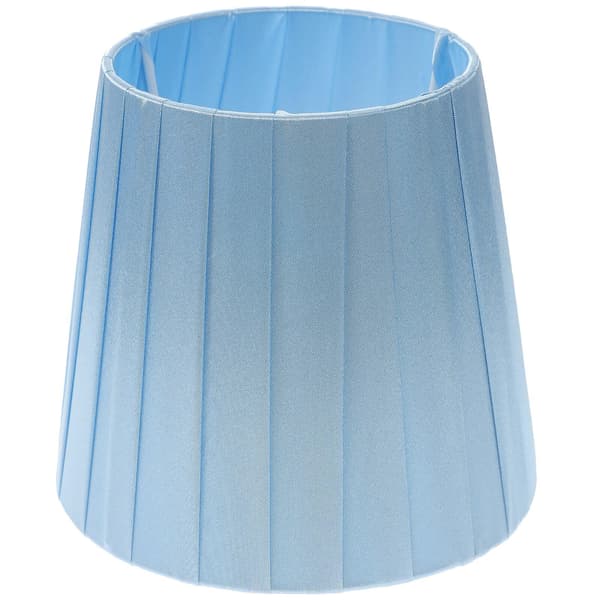 Kleslampeskjerm Klips På Lys Lampe Skjerm Liten Lampe Skjerm For Gulvlampe Bordlampe Blå 15X11X14CM