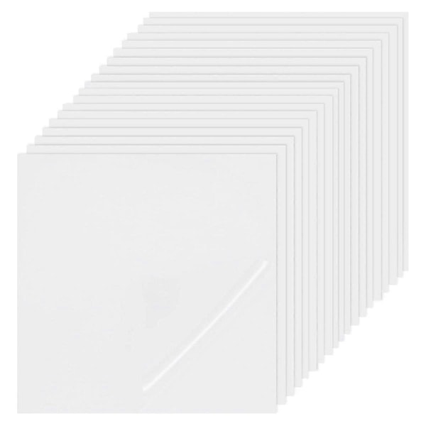 Oppblåsbar lappereparasjonssett 7,1 cm X 7,1 cm, 20 stk vanntett TPU-reparasjonstape for telt luftmadrass