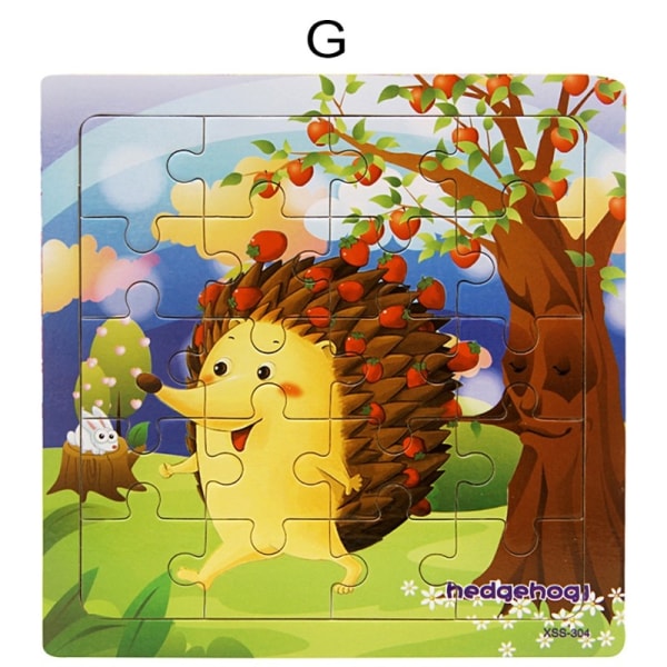 Wooden Jigsaw Puzzles Toys Education Learning Classical H One,size