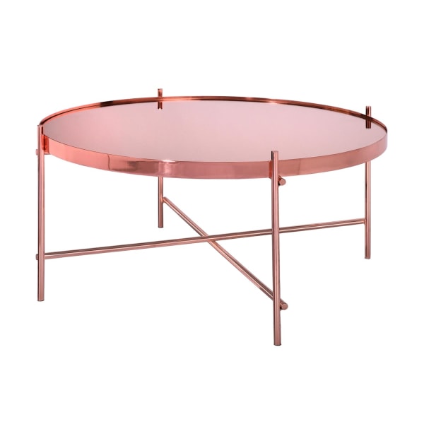 WOMO-DESIGN design soffbord Ø 75x35 cm i koppar vardagsrumsbord, 4038 |  1290 | Fyndiq