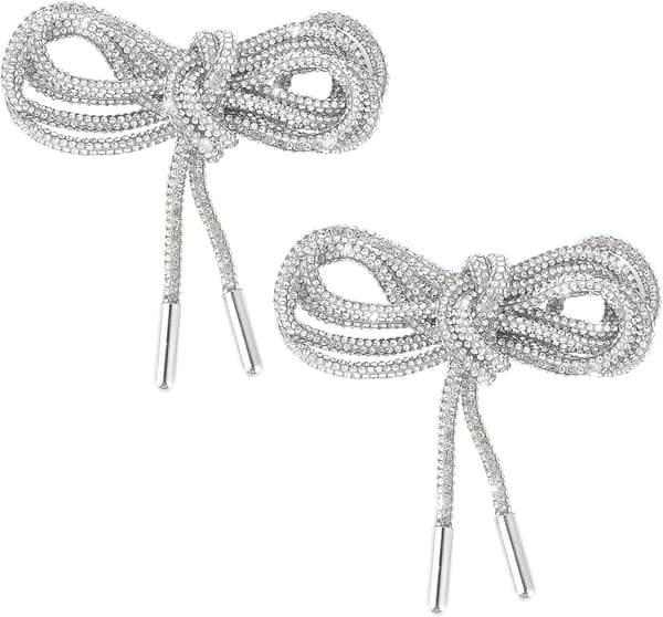1 Par Rhinestone Sko Snørebånd, Udskiftelige Glitter Sko Snøre med Diamanter til Sneakers, Løbesko, Hoodies, Hatte, Tøj
