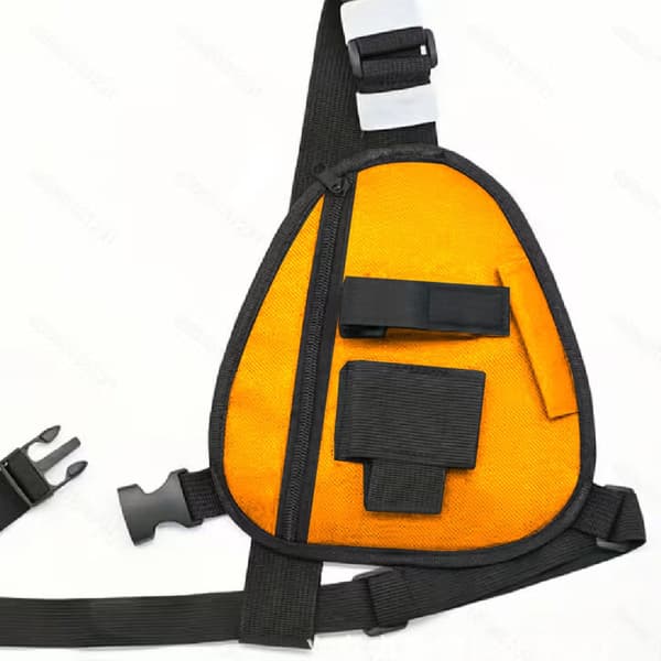 Universell bærbar walkie-talkie vest/brystveske/oppbevaringsveske - Walkie-talkie skinnetui - Walkie-talkie oppbevaringsveske - Håndfri radio veske