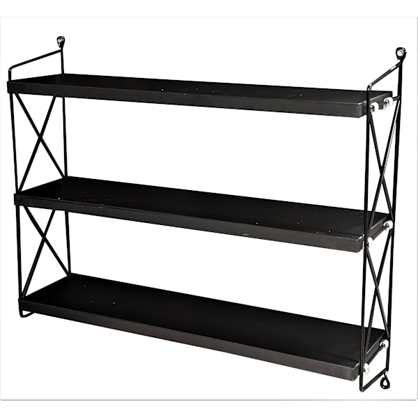 110 Shelf hylla med 3 hyllplan svart  390:- svart