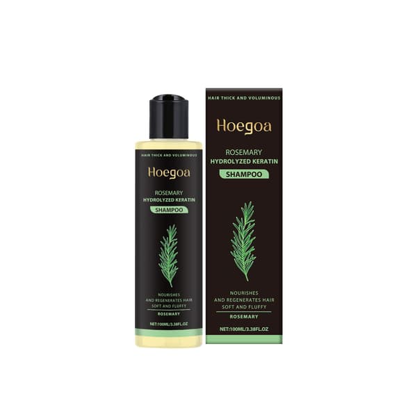 Rosmarin anti-hårtab shampoo + kaviar hårmaske sæt fremmer hårvækst, kontrollerer olie og skæl og lindrer irritation i hovedbunden.