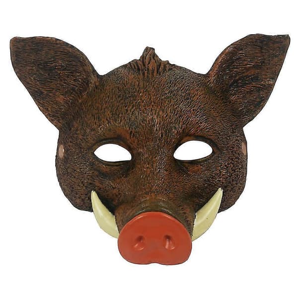 PU-skum gris ansikt villsvin masker 3D dyr cosplay grisehode sexy rollespill Halloween cosplay kostyme tilbehør festrekvisitter