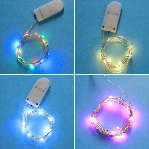 10//20 LED Star Lights Battery Operated Fairy String Xmas H Party Good Lamps Y9G6