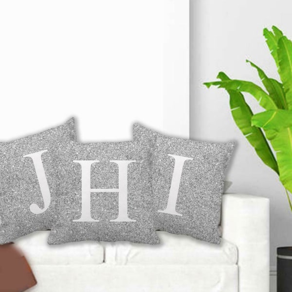 Alphabet Pillow Case Single Word English Cushion Cover For Home Q