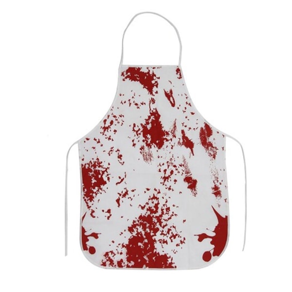 Bloody Tablecloth Apron Handprint Horor Cloak Prop Halloween Hau