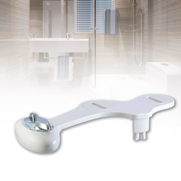 Dual Nozzle Fresh Water Spray Bidet Toilet Seat Attachment B Hot And Cold