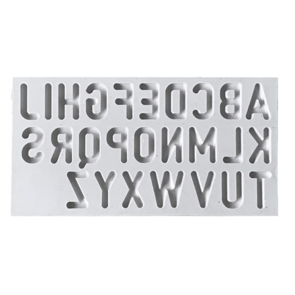 Letter Digital Silicone Mold Diy Fondant Cake Uppercase Letters