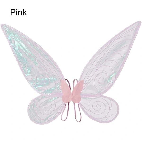 Halloween-kostymer Sommerfuglvinger Kostymevinger rosa pink_yux