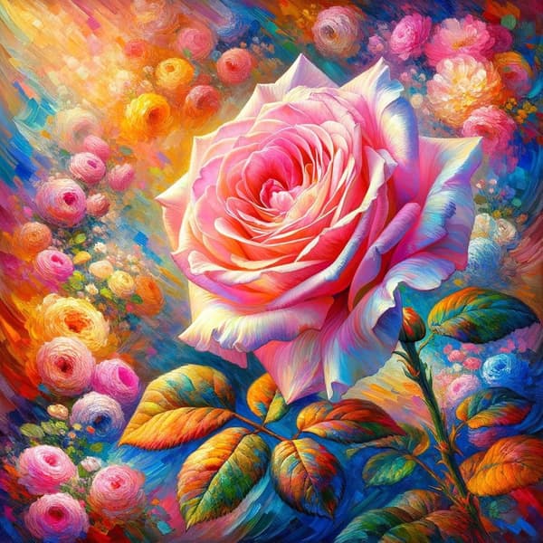 Rose Diamant Maleri Sæt til Voksne, Rose Diamant Kunst Sæt til Voksne, Blomster Ædelstens Kunst til Hjemmevægsdekoration 35x35 cm